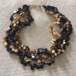 Kenneth Jay Lane Wood Bead Necklace